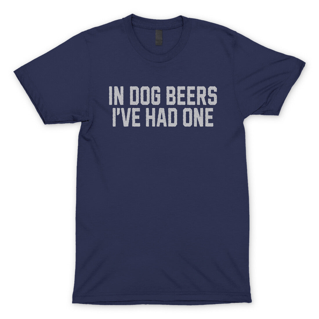 In Dog Beers Tee | Navy