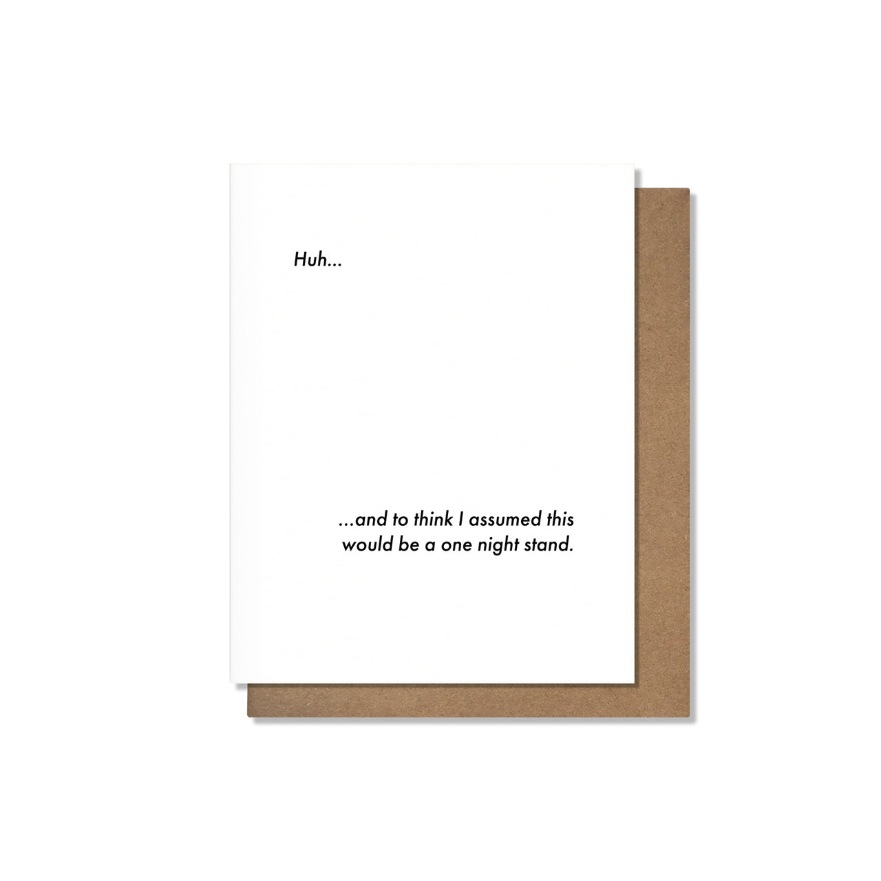 One Night Stand Card