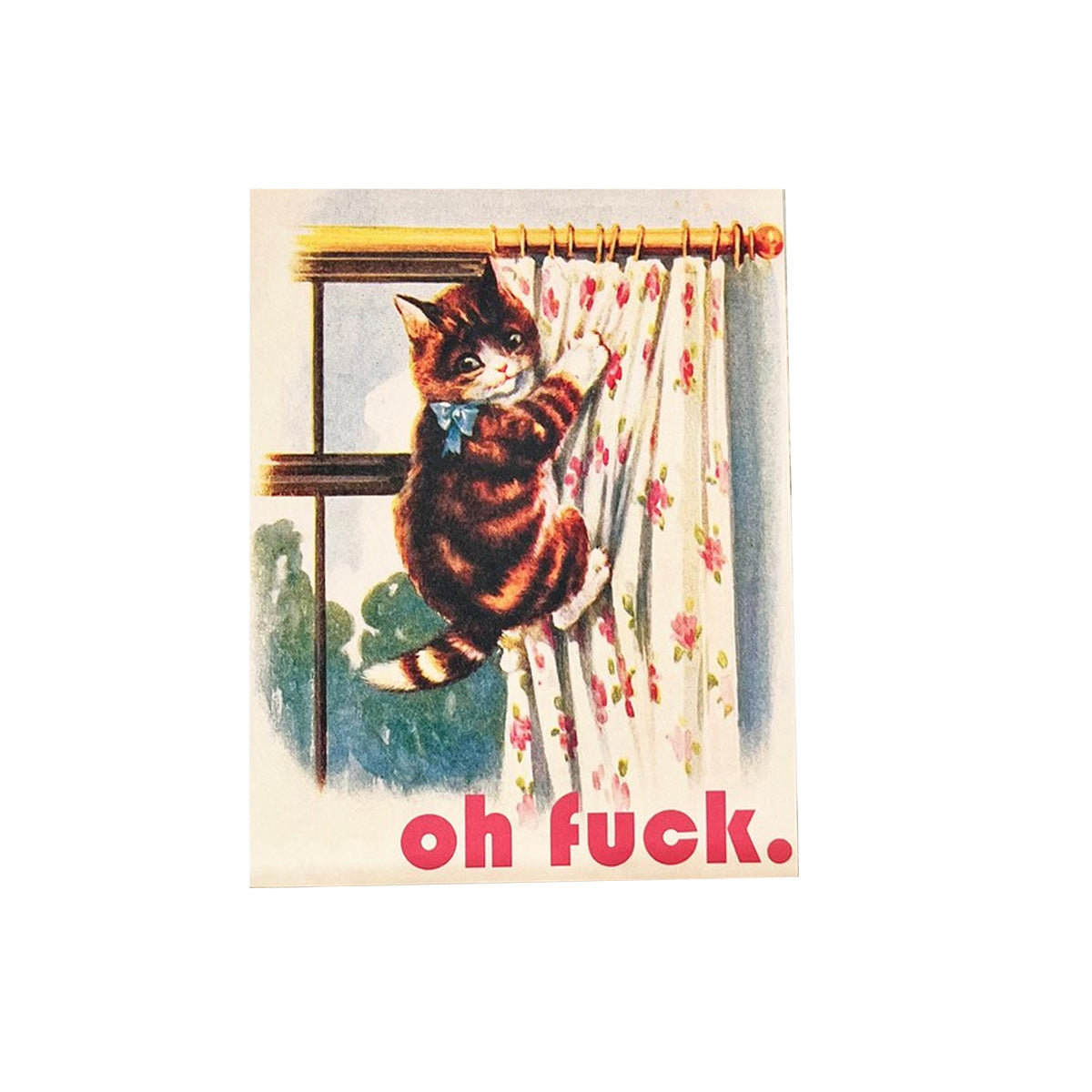 Oh Fuck Kitty Card