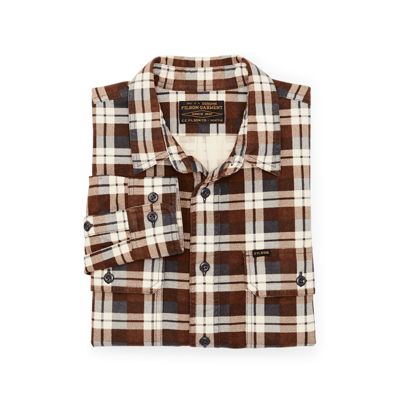 Field Flannel Shirt | Brown & Gray