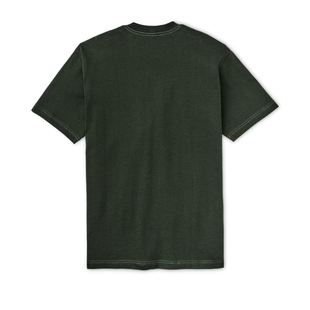 S/S Embroidered Pocket T-Shirt | Dark Timber Diamond