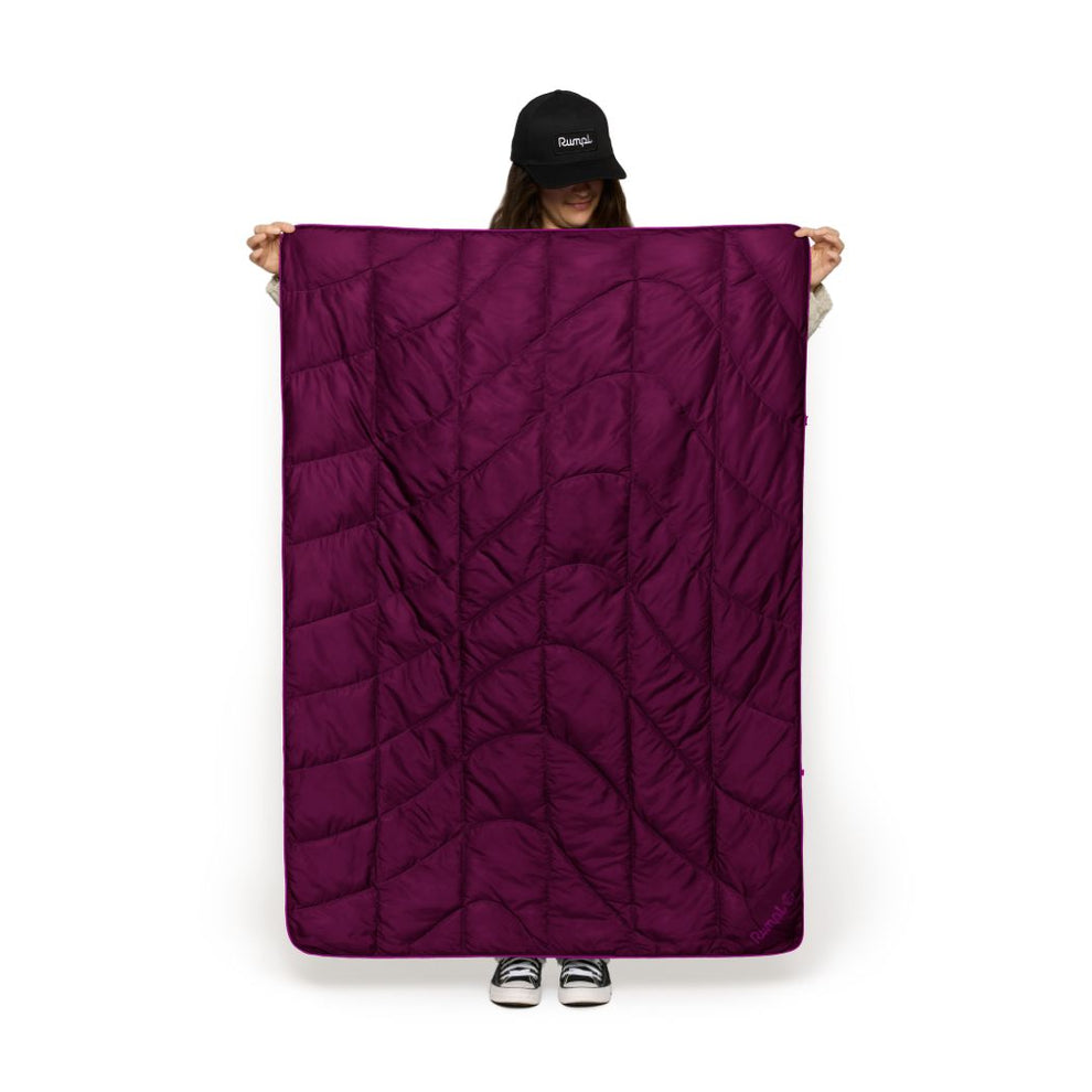 Nanoloft Puffy Travel Blanket | Plum
