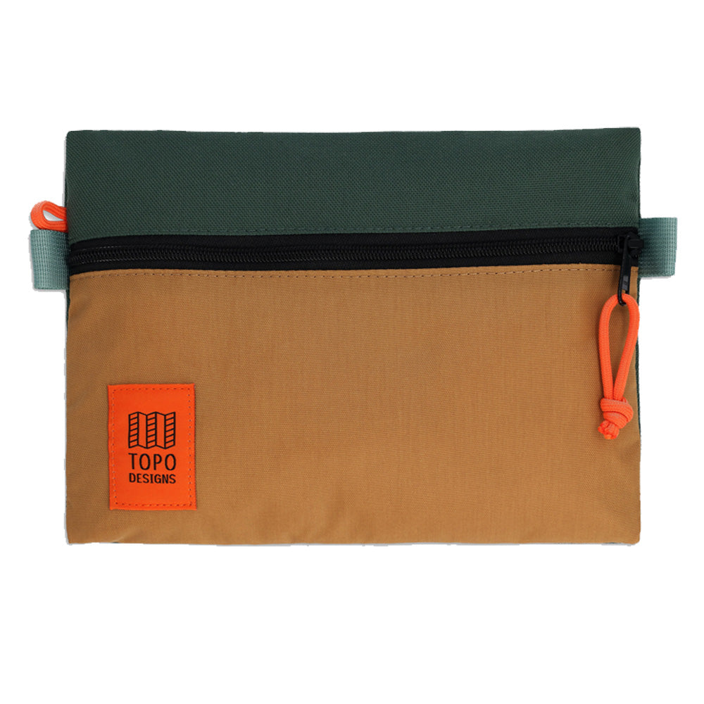 Medium Accessory Bag | Khaki & Forest