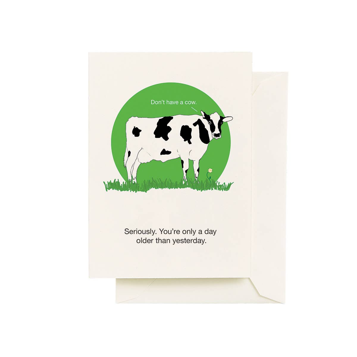 Cow Birthday Card - Domestic Domestic