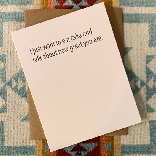 Cake & Great Card