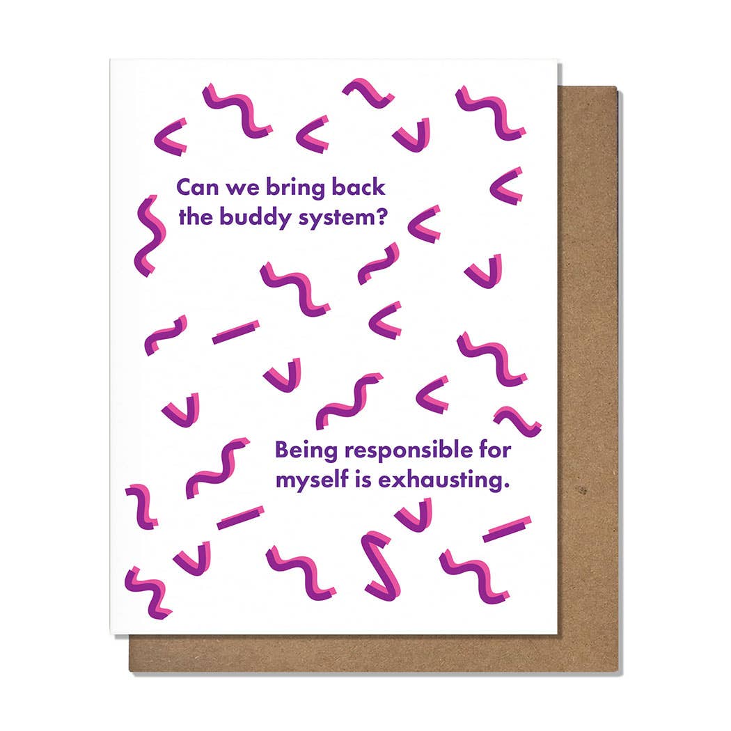 Buddy System Friendship Card