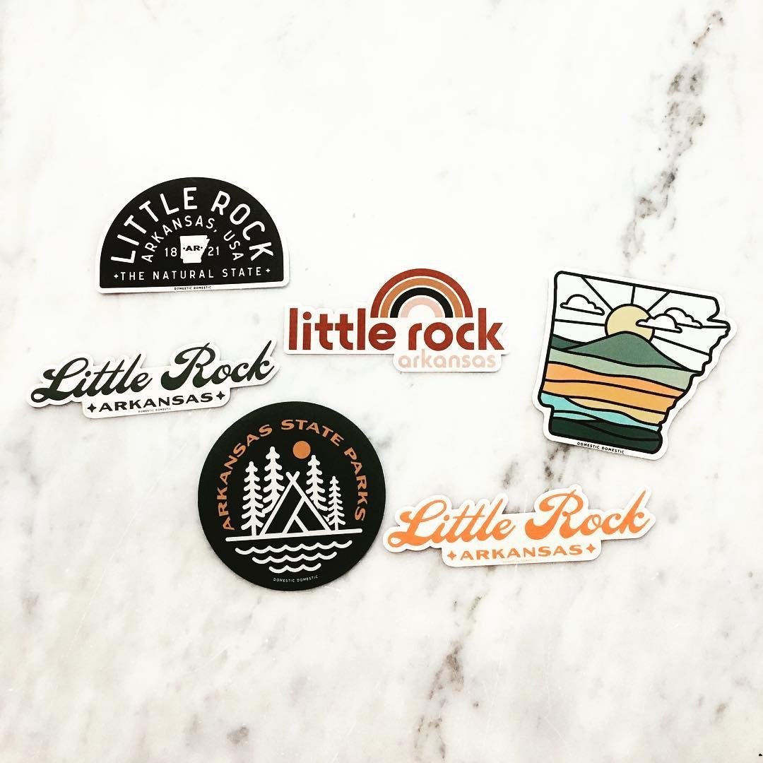 Little Rock Long Arch Sticker