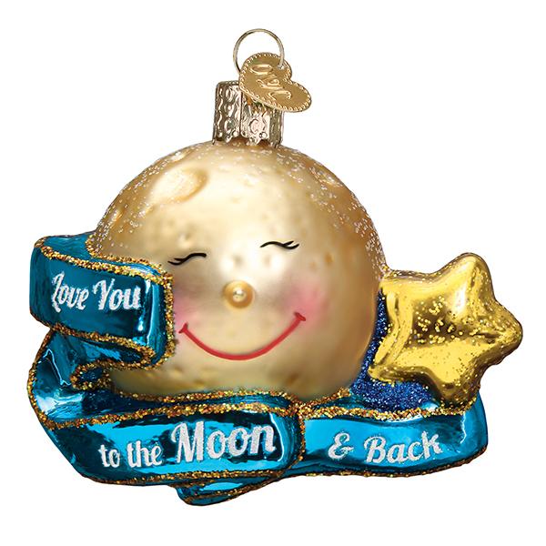 Love You to the Moon & Back Ornament - Domestic Domestic