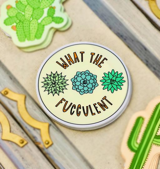 What The Fucculent Sticker - Domestic Domestic