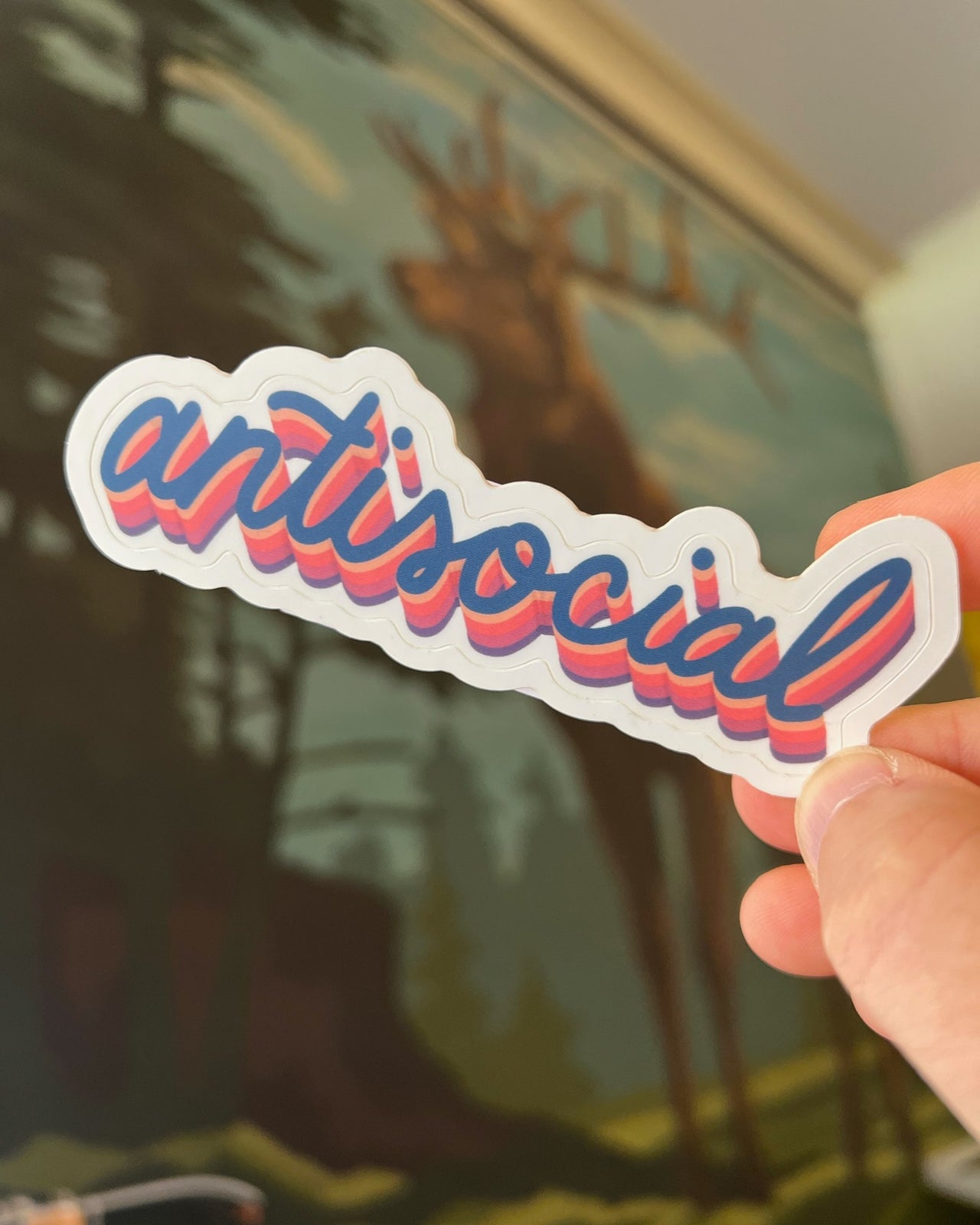 Antisocial Sticker