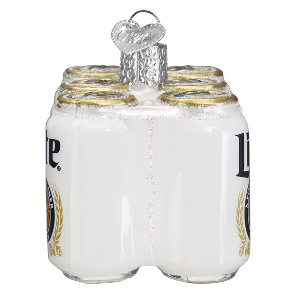 Miller Lite 6 Pack Ornament - Domestic Domestic