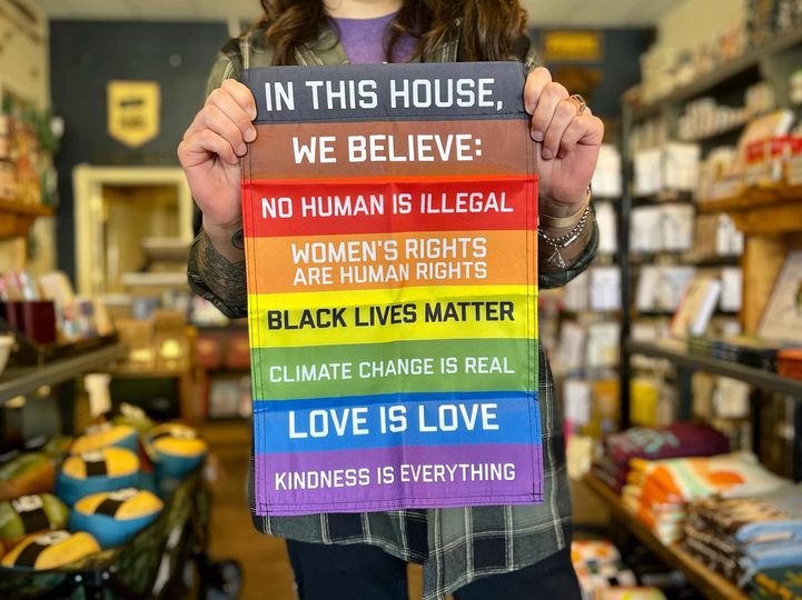 In This House... Garden Flag - Domestic Domestic