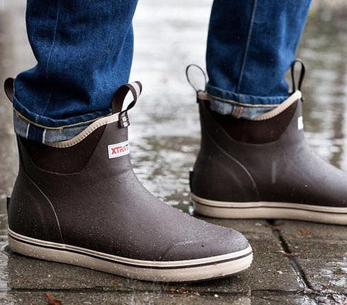 Ankle Deck Boot | Chocolate
