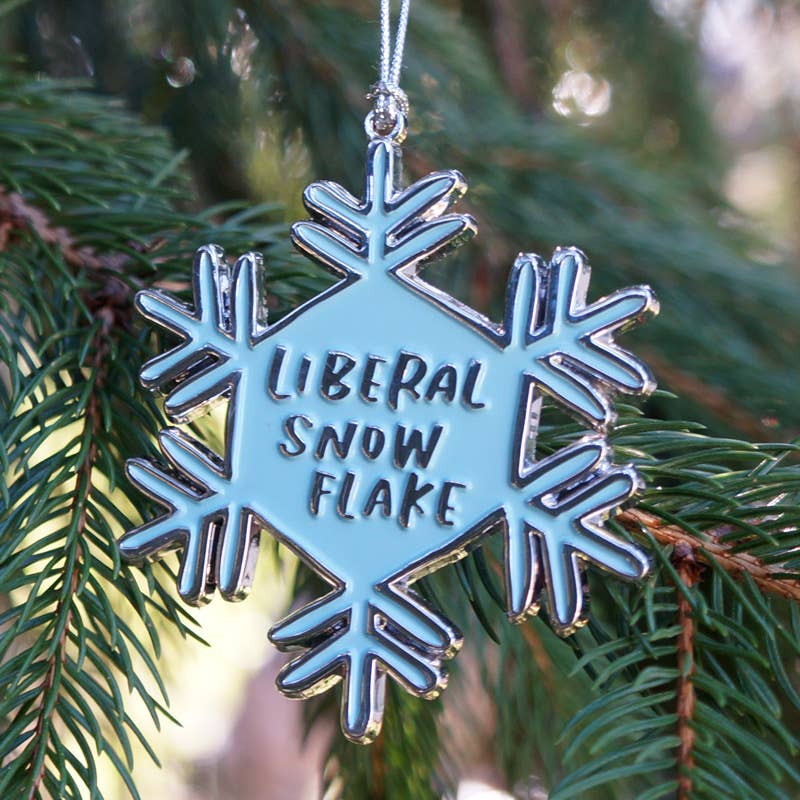 Liberal Snowflake Ornament