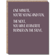 Favorite Burner Card - Domestic Domestic