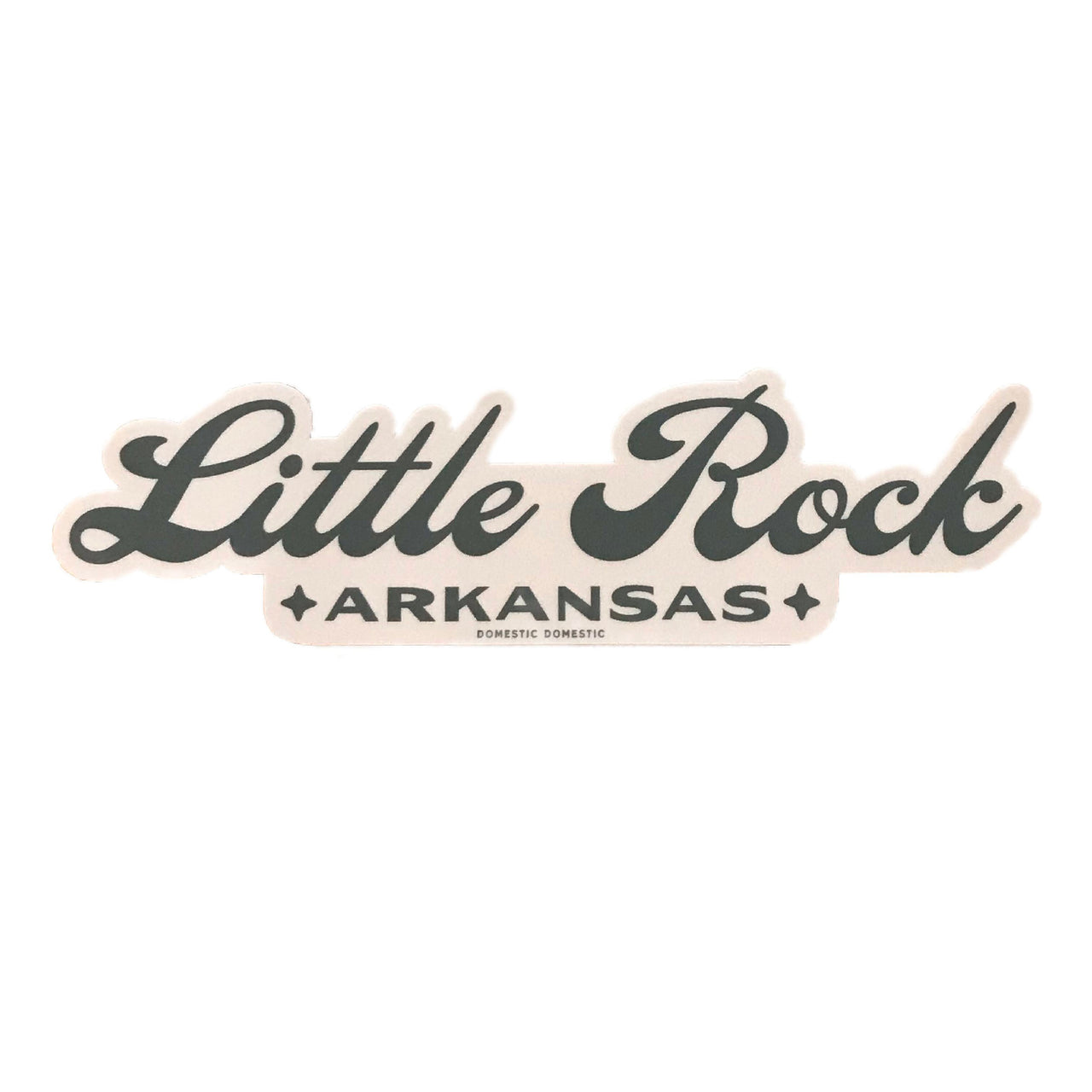 Little Rock Script Sticker