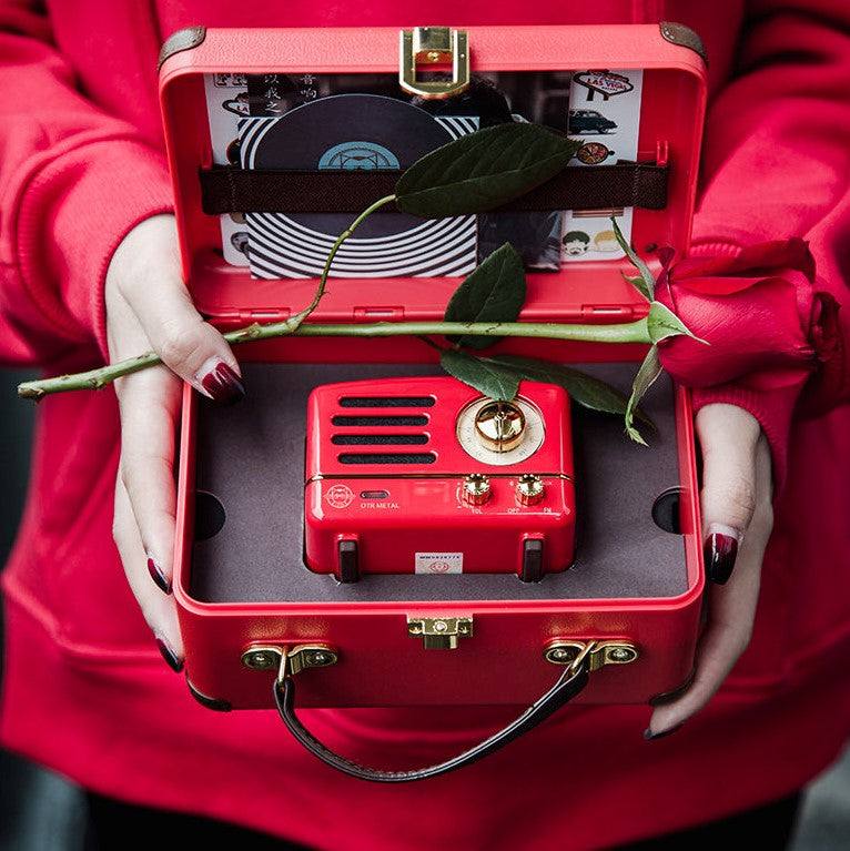 OTR Metal Radio Speaker | Red