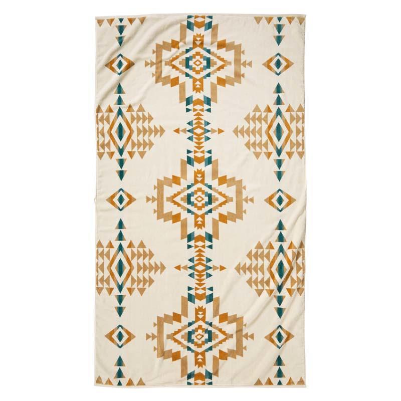 Oversized Jacquard Spa Towel | Rock Point Ivory