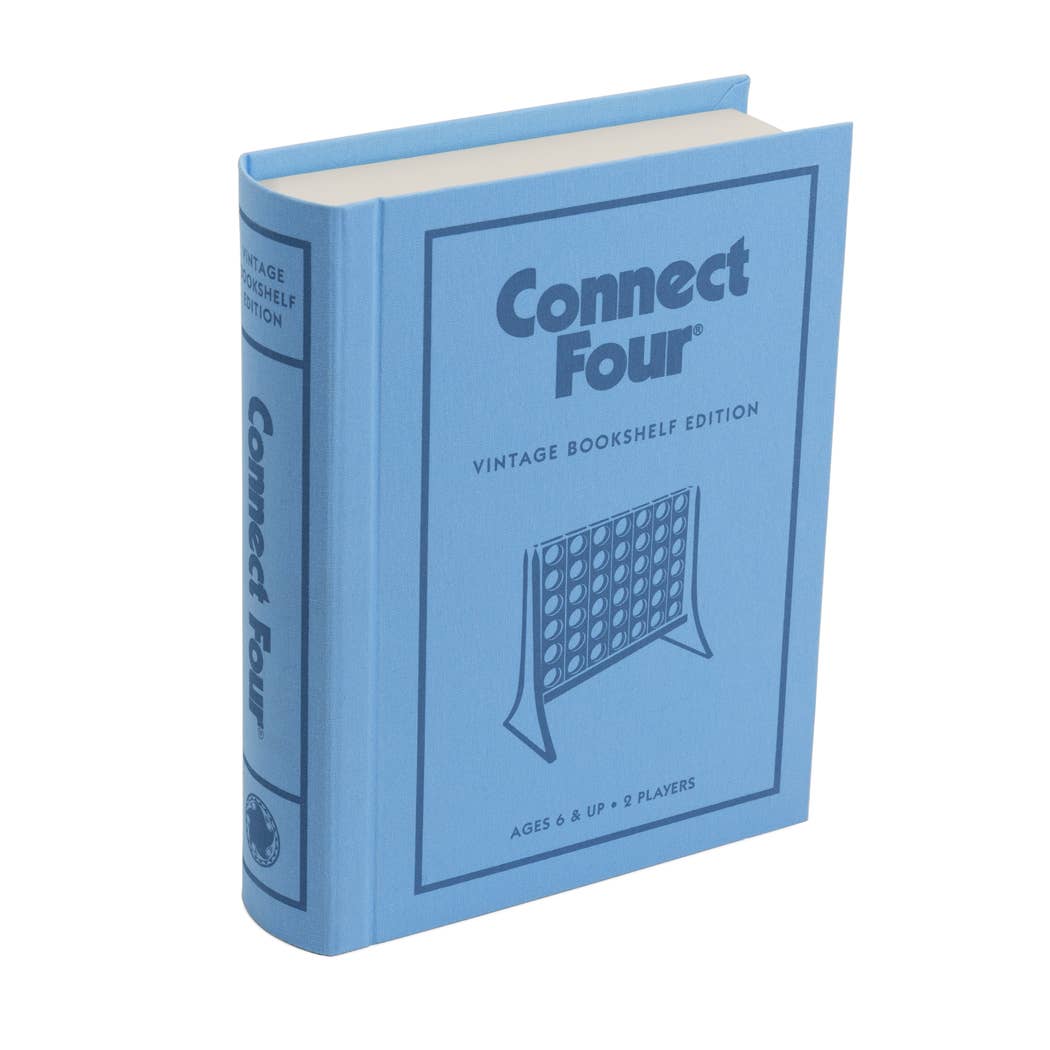 Connect 4 | Vintage Bookshelf Edition