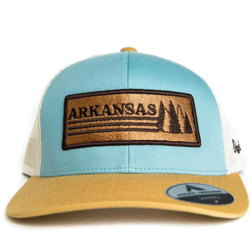 Arkansas Trees Trucker Hat | Smoke