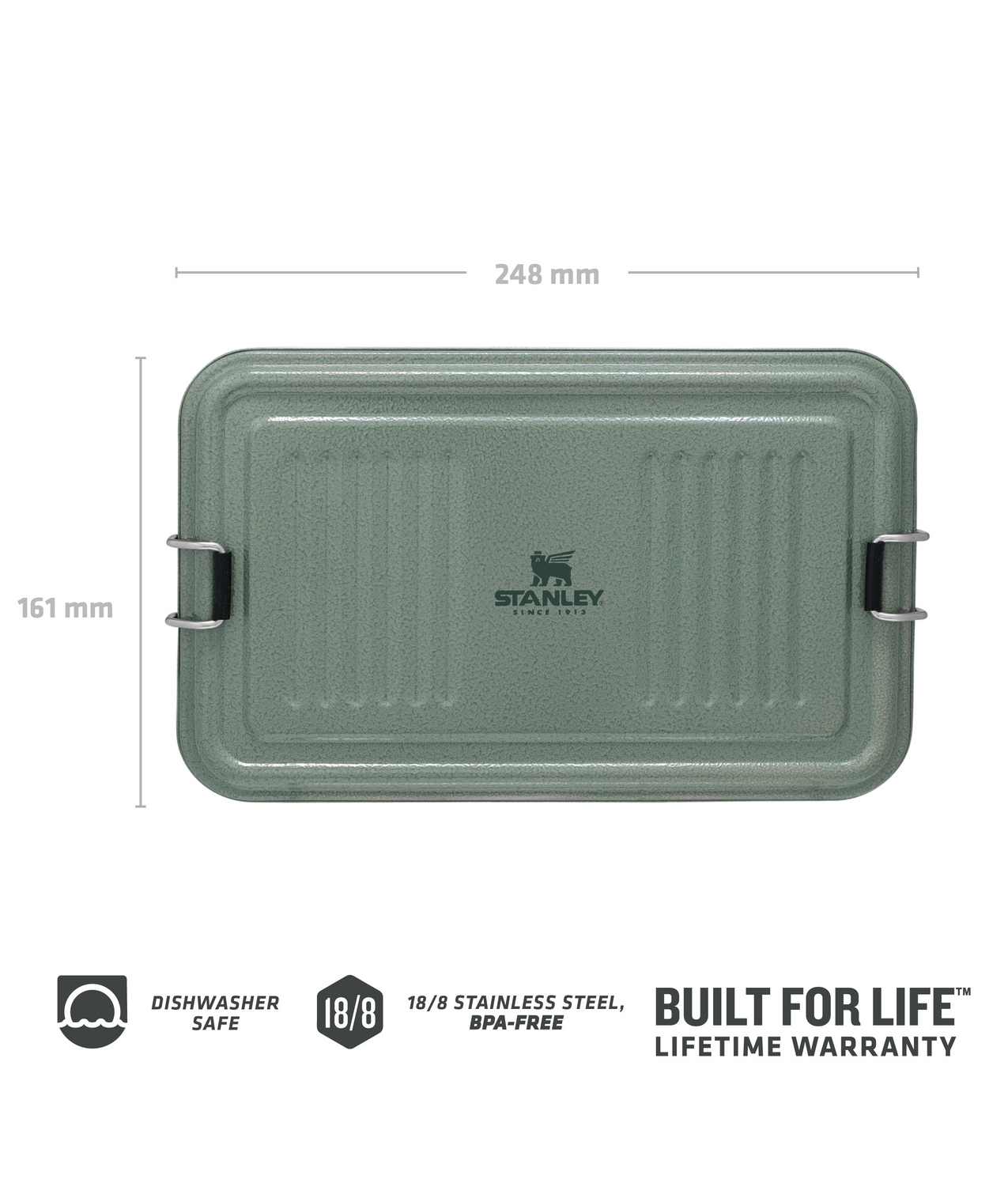 Legendary Useful Box 1.2L | Hammertone Green - Domestic Domestic