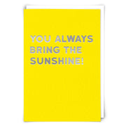 Sunshine Card - Domestic Domestic