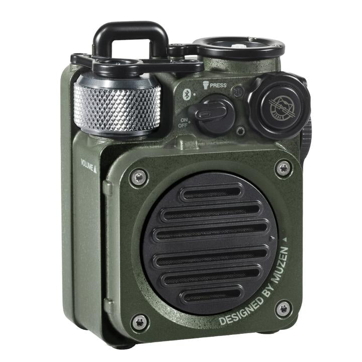 Wild Mini Portable Rugged Outdoor Bluetooth Speaker | Green