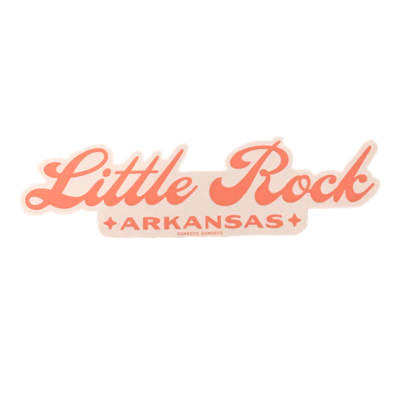 Little Rock Script Sticker