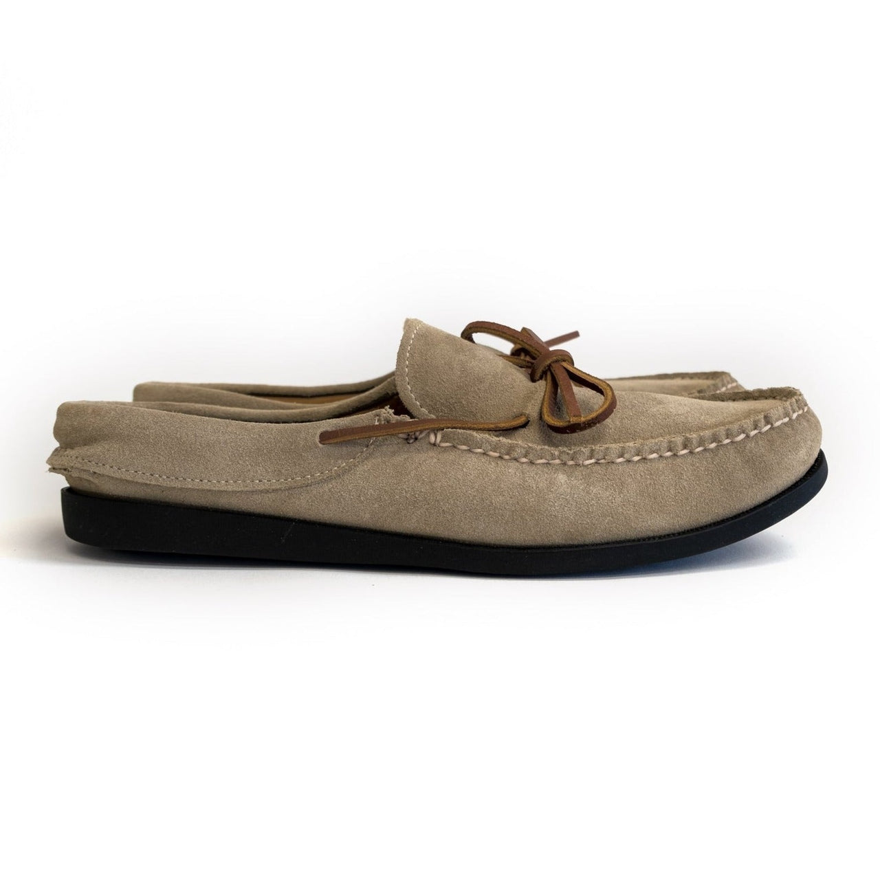Easymoc Lace Shoe | Stone Suede