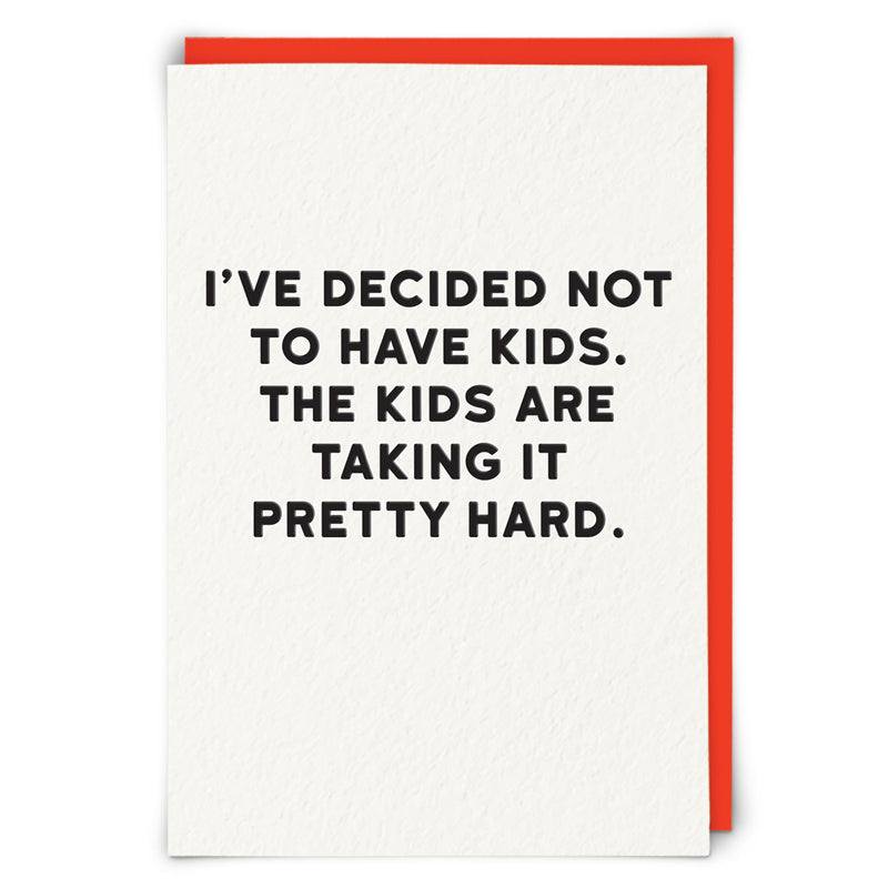 Not Have Kids Card