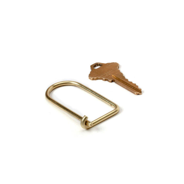 Wilson Keyring | Brass