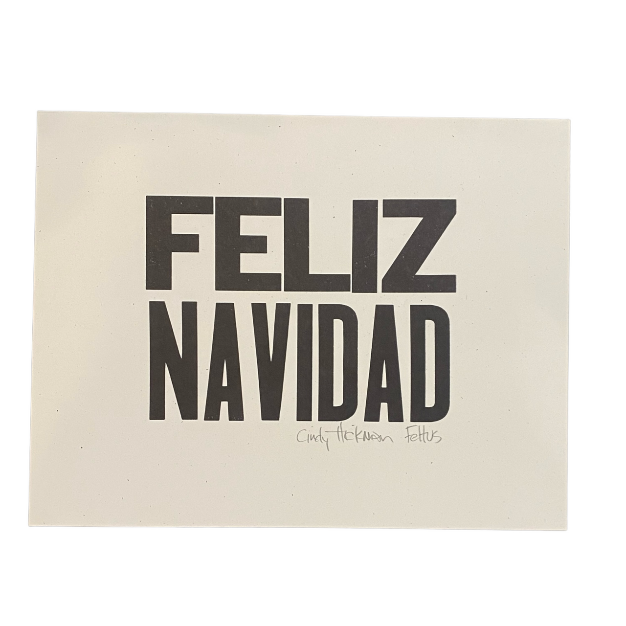 Feliz Navidad Print - Domestic Domestic