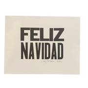 Feliz Navidad Print - Domestic Domestic