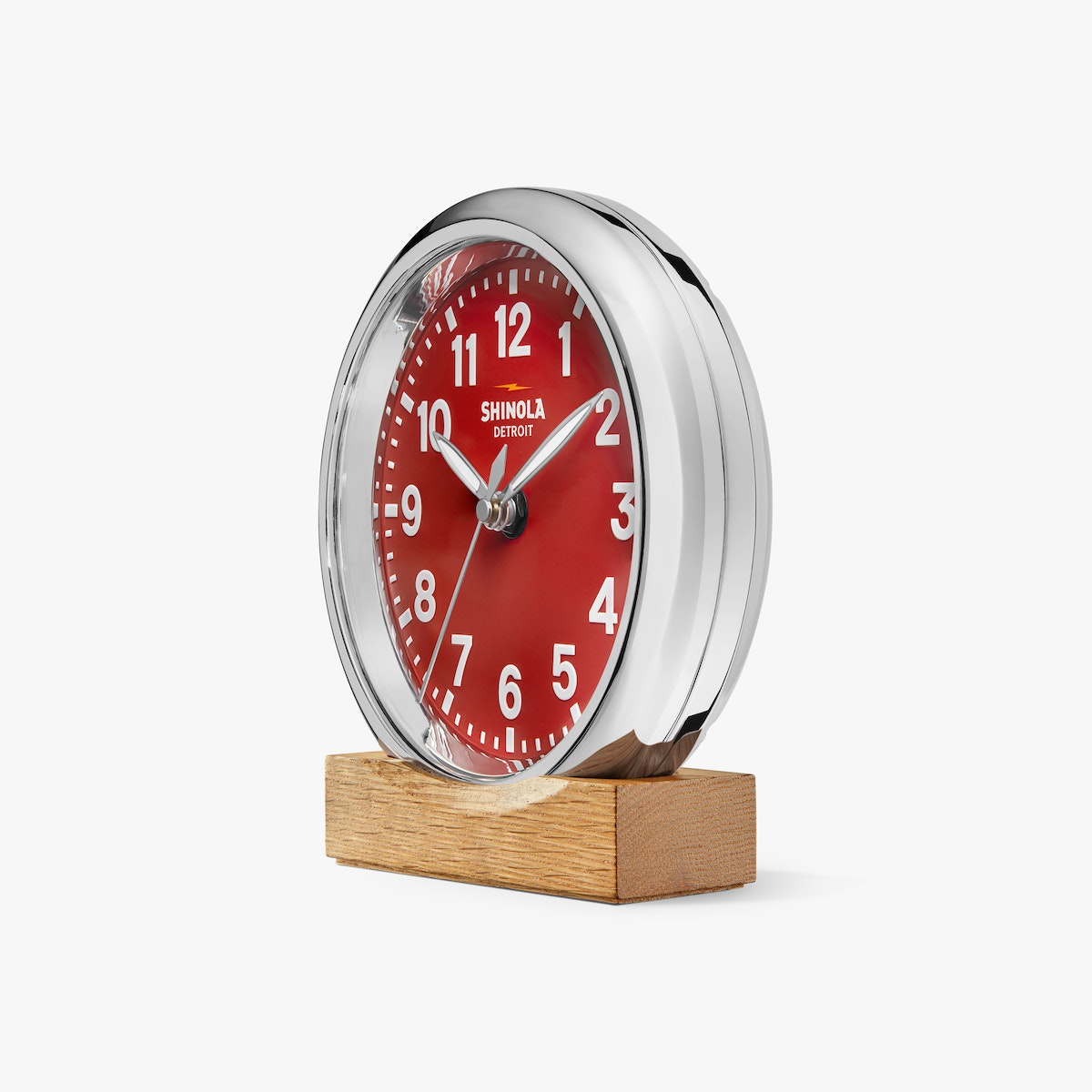 The Runwell 6" Desk Clock | Red