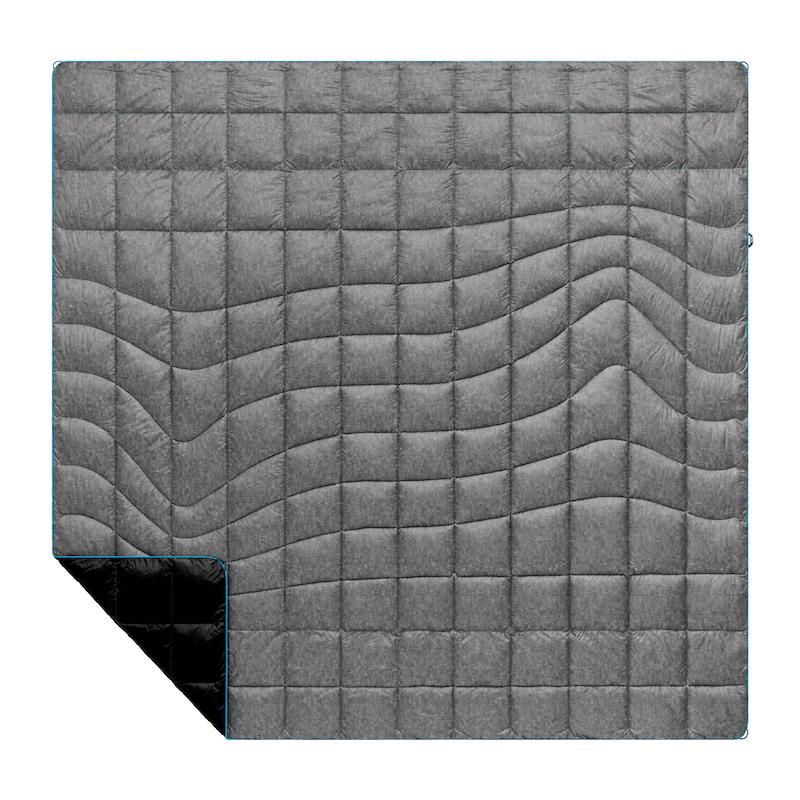 Down Puffy 2 Person Blanket | Dark Heather
