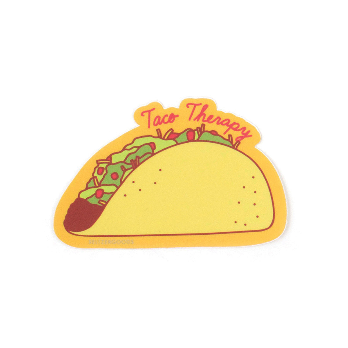 Taco Therapy Sticker - Domestic Domestic