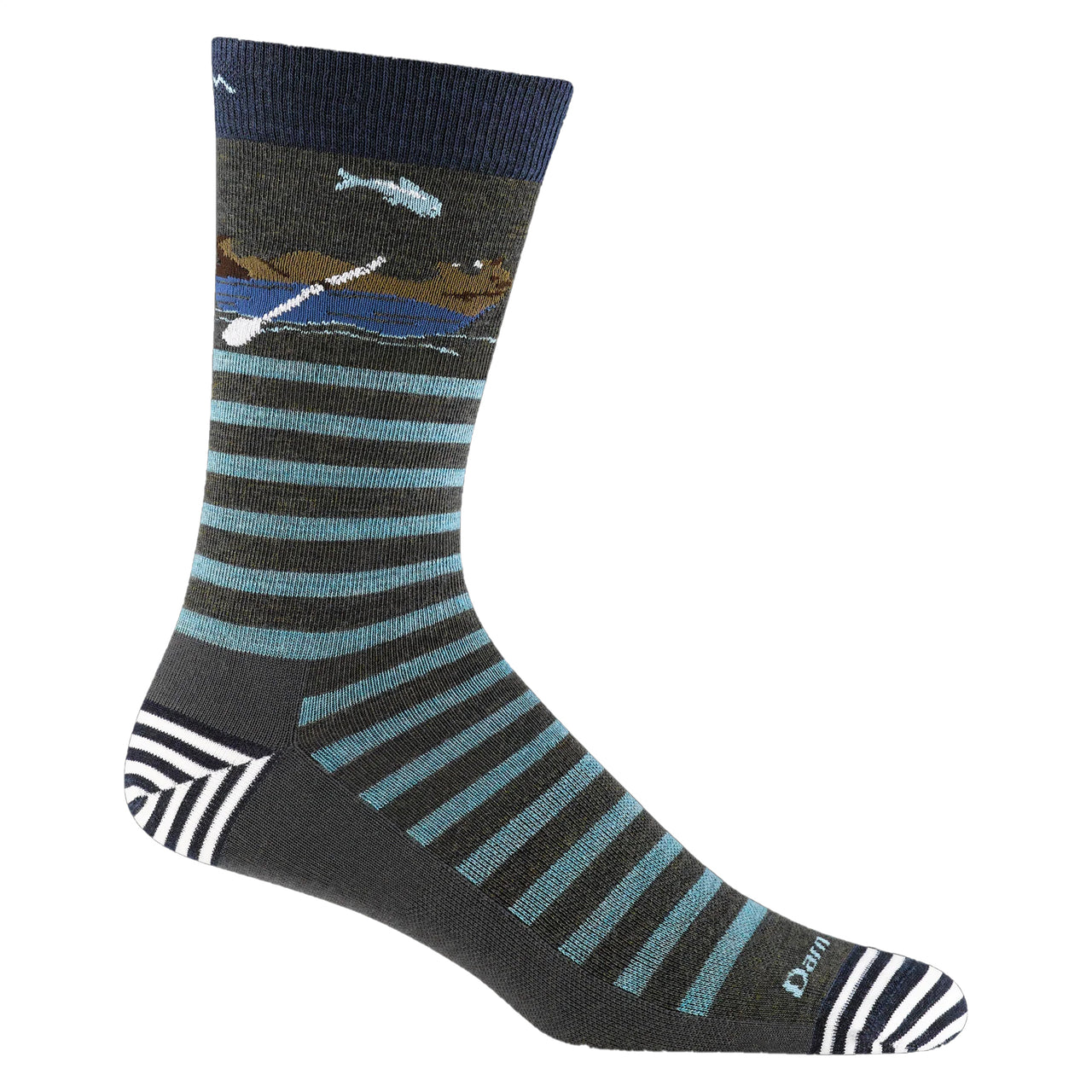 Animal Haus Crew Lightweight Sock | Forest