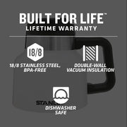 Tough-To-Tip Admiral's Mug 20oz  | Hammertone Green - Domestic Domestic