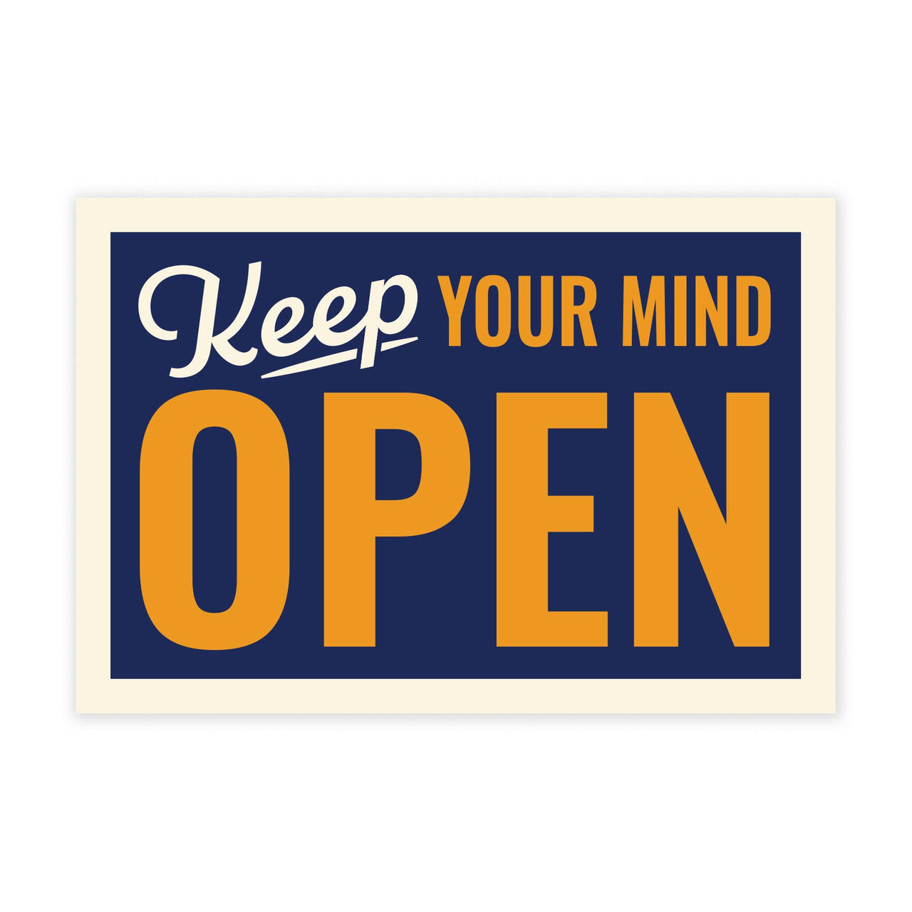 Open Mind Sticker - Domestic Domestic