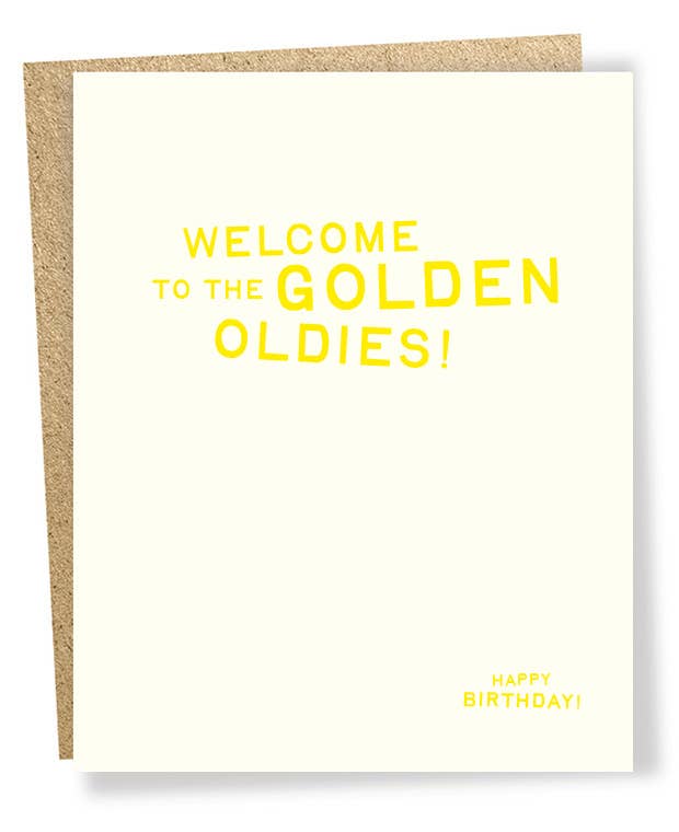 Golden Oldies Card