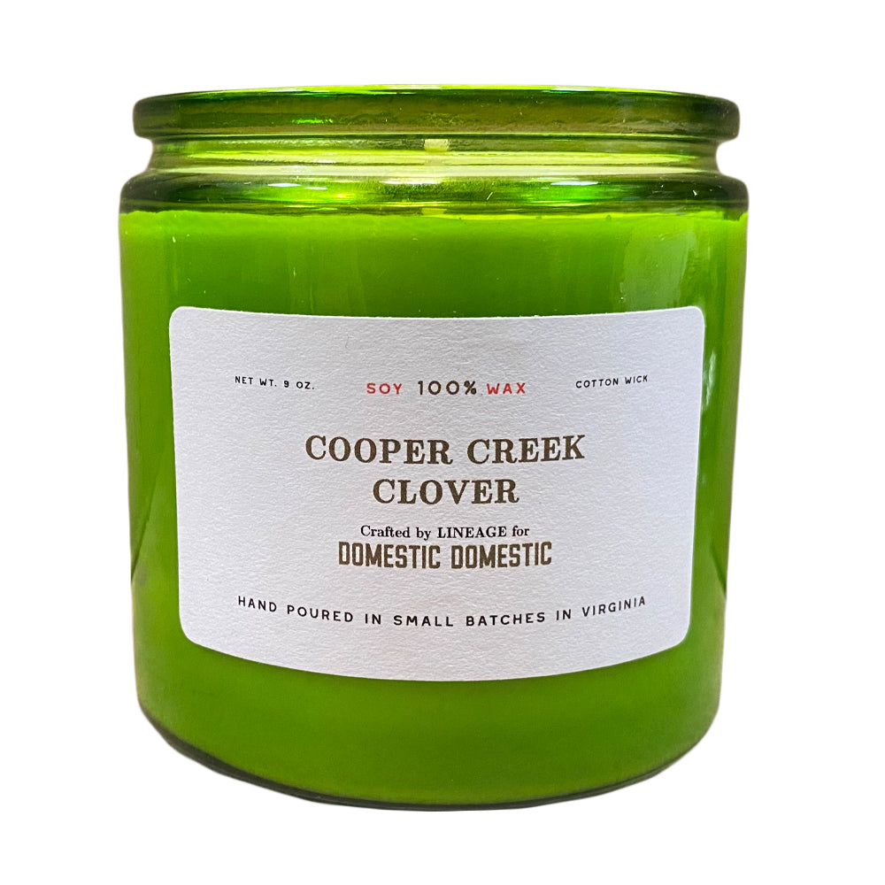 Coper Creek Clover Candle