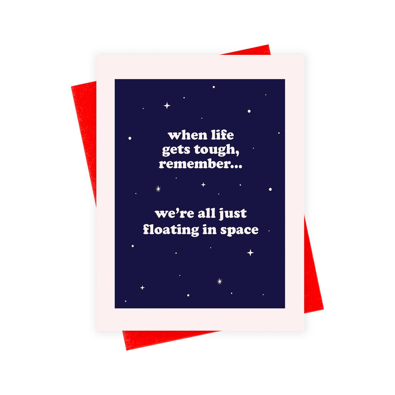 Floating in Space Card