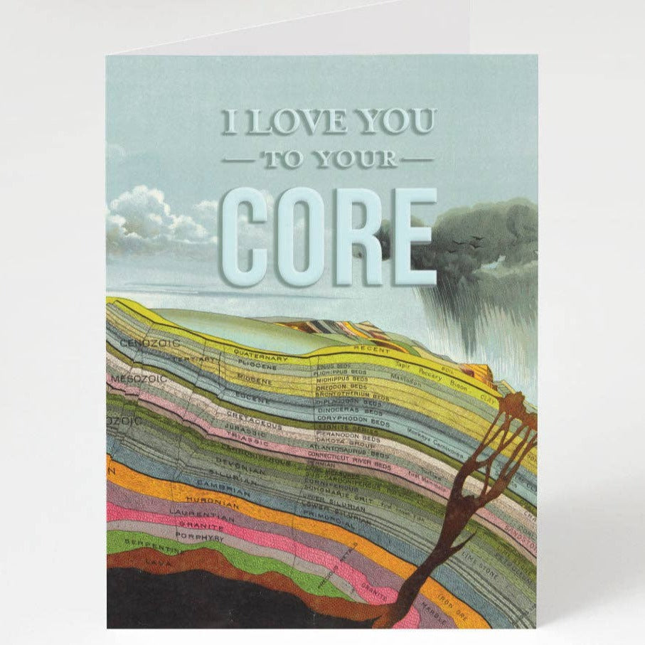 I Love You to Your Core Card