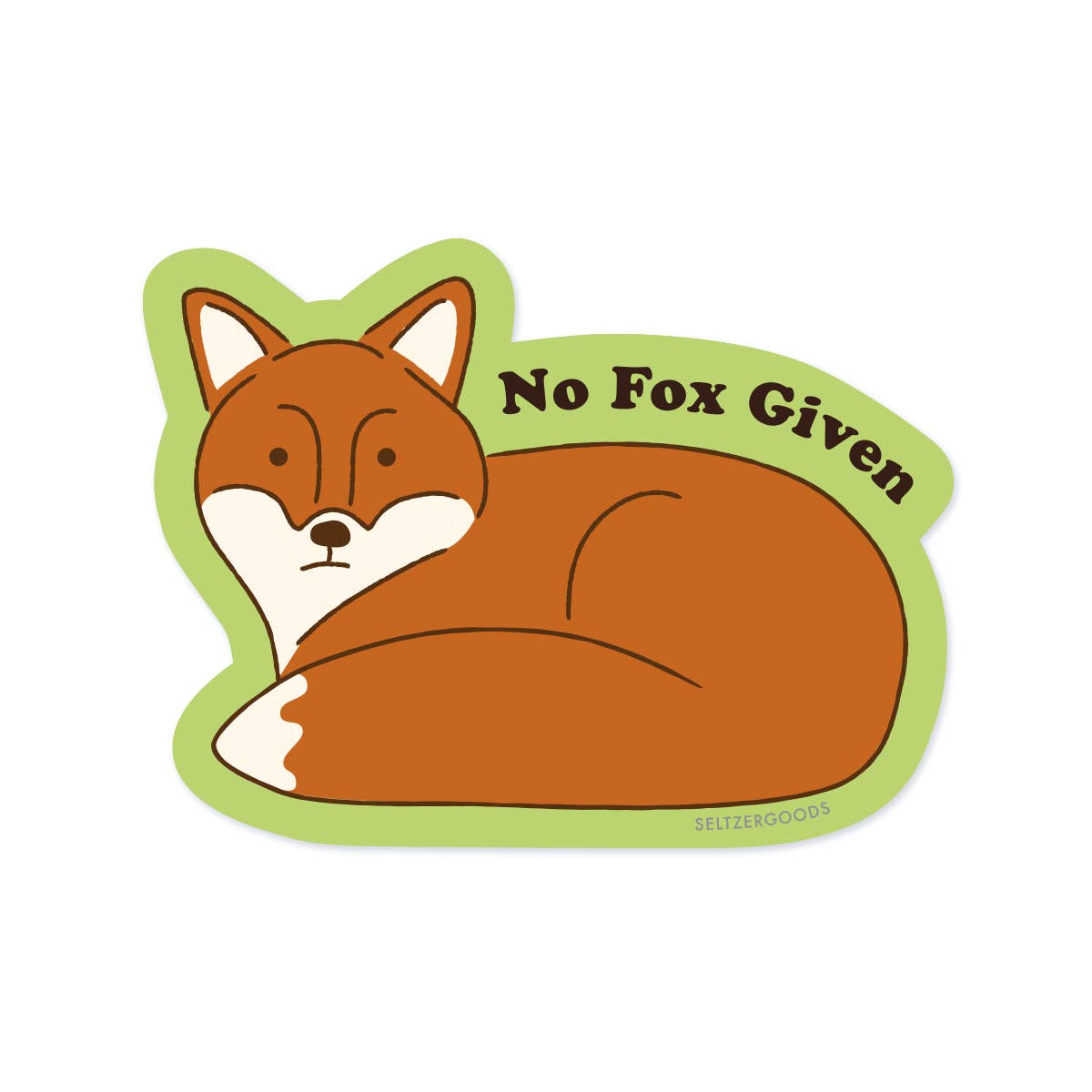 No Fox Given Sticker - Domestic Domestic