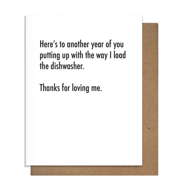 Dishwasher Card - Domestic Domestic