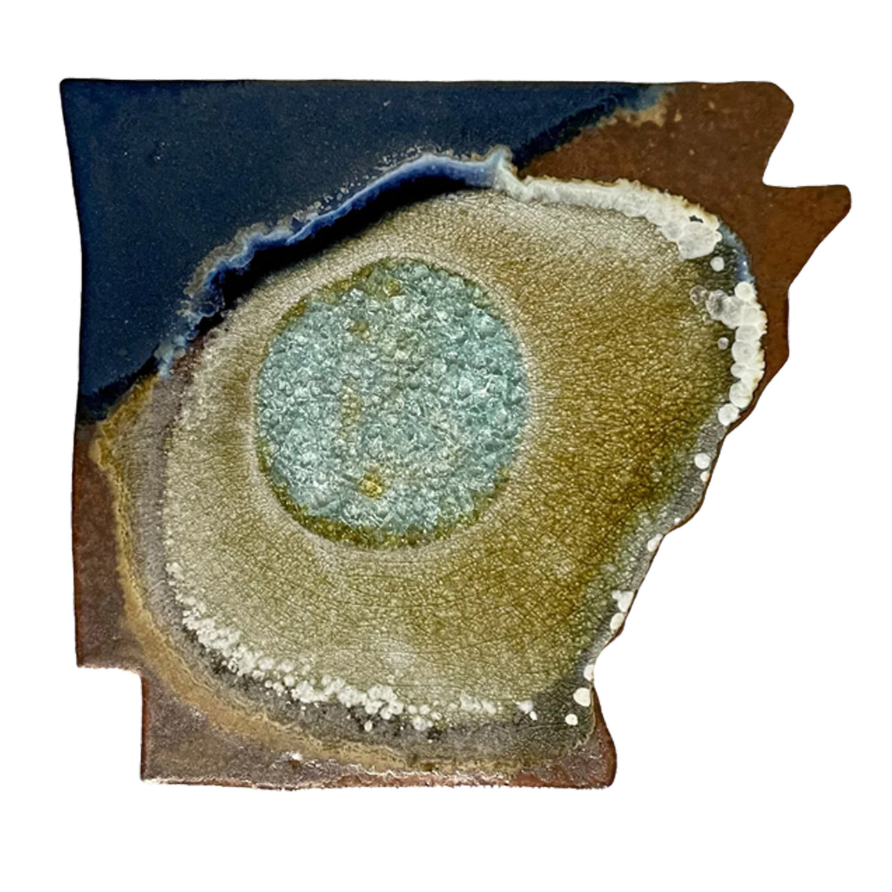 Arkansas Coaster | Cobalt & Copper