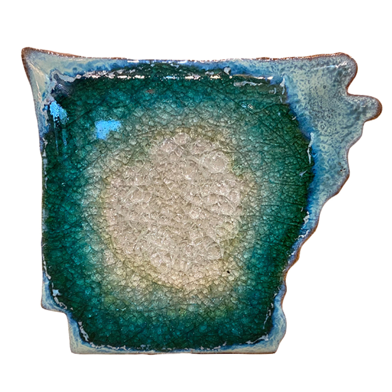 Arkansas Coaster | Textured Turquoise