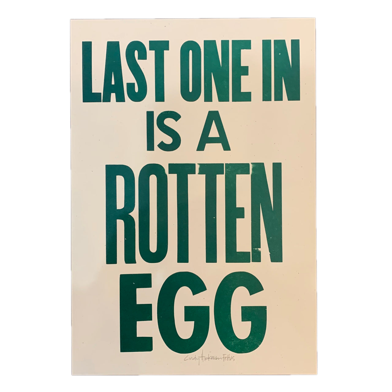 Rotten Egg Print