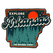 Explore Arkansas Sticker - Domestic Domestic