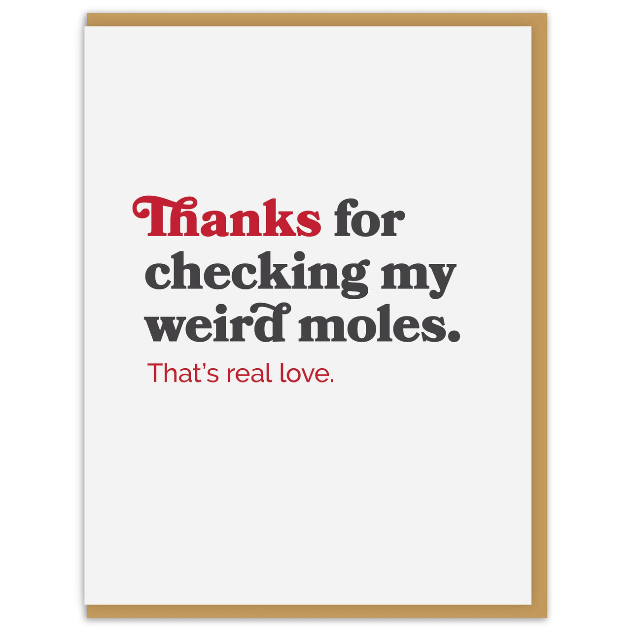 Weird Moles Card